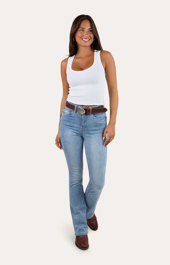 Ringers Western AW26 Womens Penny Boot Cut Jean Light Blue