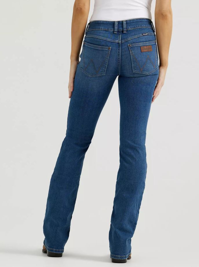 Wrangler AW26 Womens Mae Mid Rise Boot Cut Jean Nadia