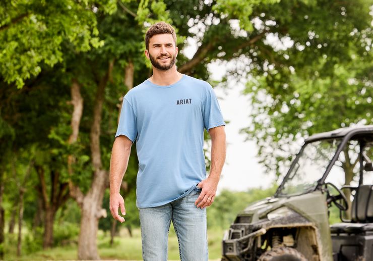 Ariat SS26 Mens Blazing Saddle TShirt