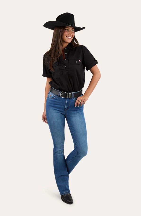 Ringers Western AW26 Womens Penny Rodeo BootCut Jean Vintage Wash