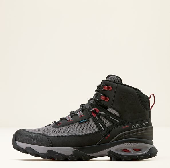 Ariat AW26 Mens Traverse Mid H20 Black/Grey