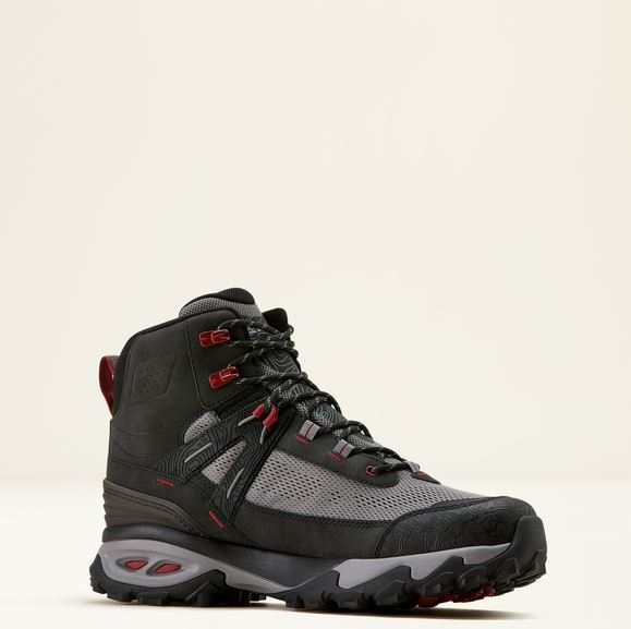 Ariat AW26 Mens Traverse Mid H20 Black/Grey