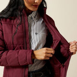 Ariat W26 Womens Crius Insulated Jacket Windsor Wine