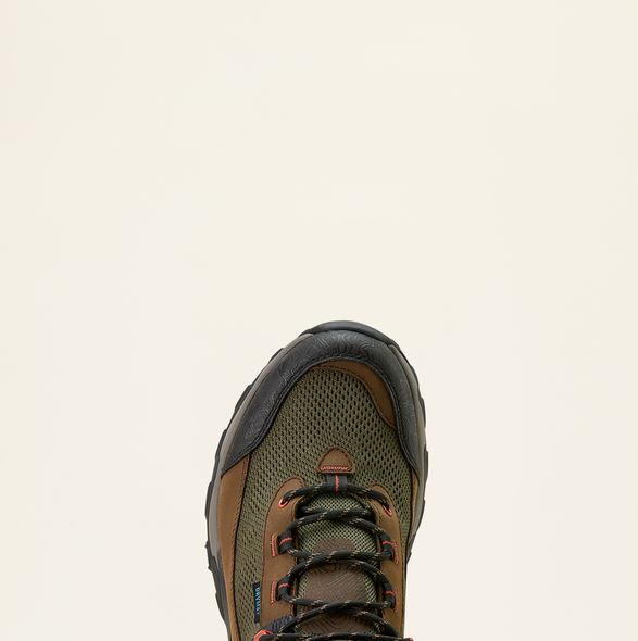 Ariat AW26 Mens Traverse Mid H20 Brown Bark/Evergreen