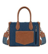 Wrangler AW26 Denim Patchwork Crossbody Bag