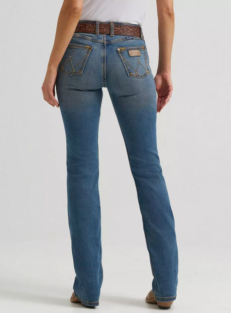 Wrangler Womens Retro Mae Mid Rise Boot Cut