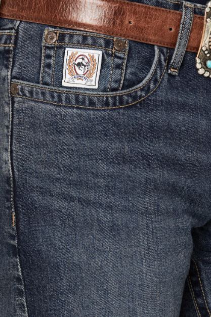 Cinch S63 Mens White Label Relaxed Straight Jean 34Leg