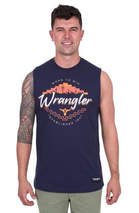 Wrangler SS25 Mens Mario Muscle Tank