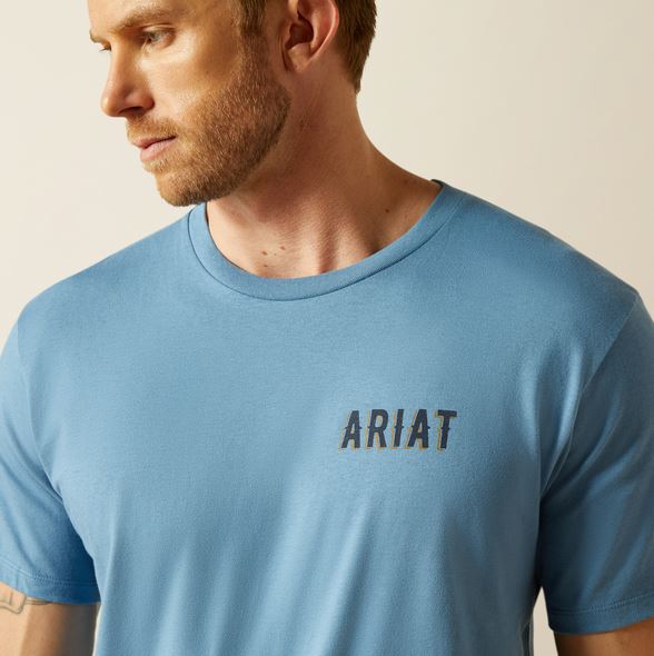 Ariat SS26 Mens Blazing Saddle TShirt