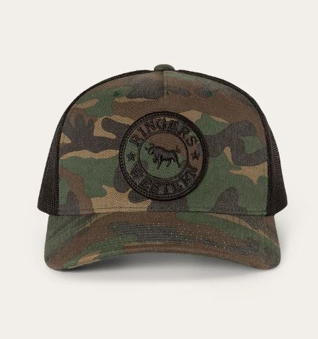 Ringers Western SS25 Signature Bull Trucker Camo/Black