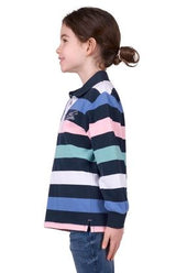Wrangler AW25 Girls Camden Stripe Rugby