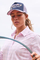 Wrangler SS27 Bella HP Ponytail Trucker Cap