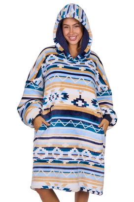 Pure Western AW26 Adults Aztec Snuggle Hoodie