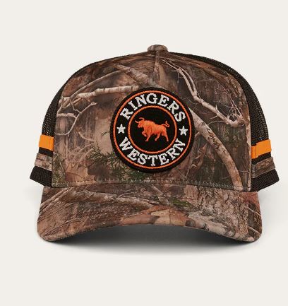 Ringers Western SS25 McCoy Trucker Cap Camo/Orange