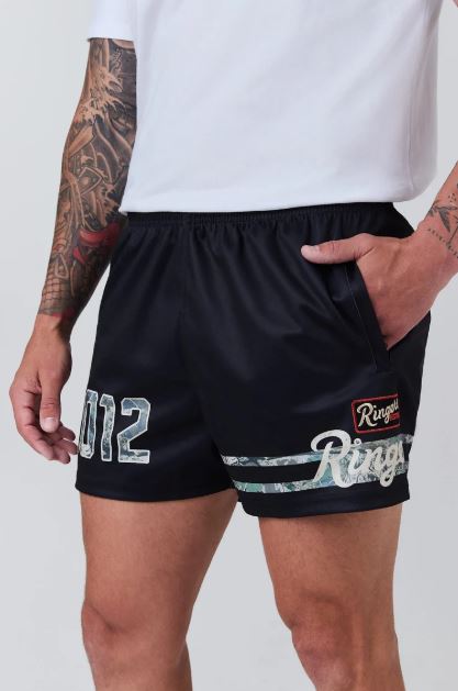Ringers Western SS26 Backcountry Footy Short Black/Red