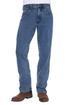 Wrangler Mens Classic Boot Cut Jean Original Stone 34Leg
