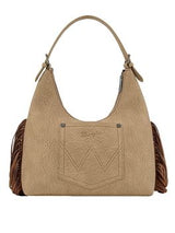 Wrangler AW26 Tooled Fringe Shoulder Bag