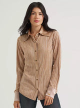 Wrangler x Lainey Wilson AW26 Rose Gold Snap Shirt