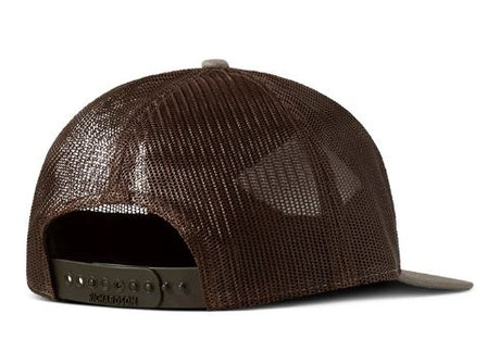 Ariat AW25 Mens American Original Diamond Patch Mesh Grey Snap Back Cap