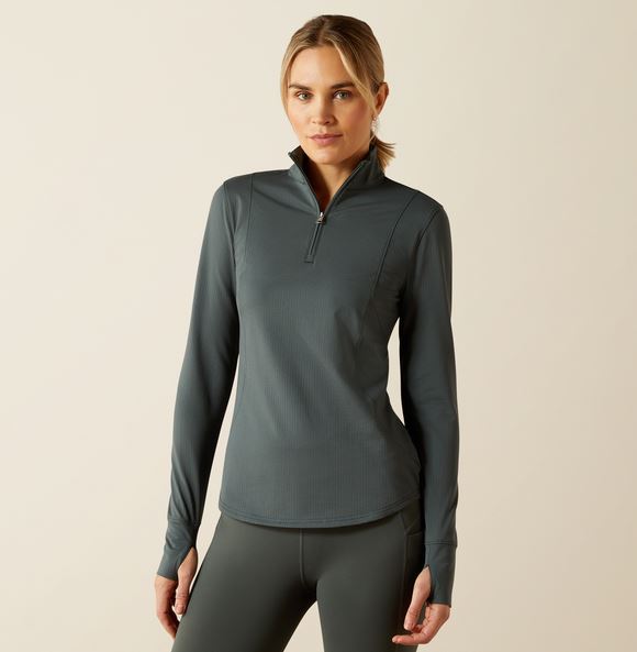 Ariat AW26 Women's Gridwork 2.0 1/4 Zip Base Layer