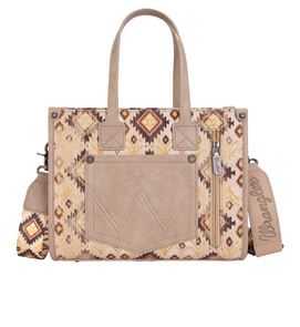 Wrangler AW26 Aztec Crossbody Tote Bag