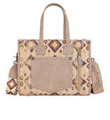 Wrangler AW26 Aztec Crossbody Tote Bag