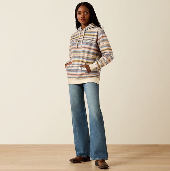 Ariat SS27 Womens Logo 2.0 Hoodie Multicolor Serape