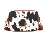 Wrangler SS25 Cow Print Small Crossbody Bag