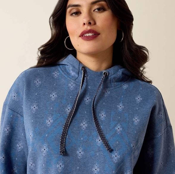 Ariat SS27 Womens Essential Hoodie Blue Heather