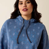 Ariat SS27 Womens Essential Hoodie Blue Heather