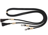 Fort Worth Yacht Cord Split Reins with Horsehair 8' Brown