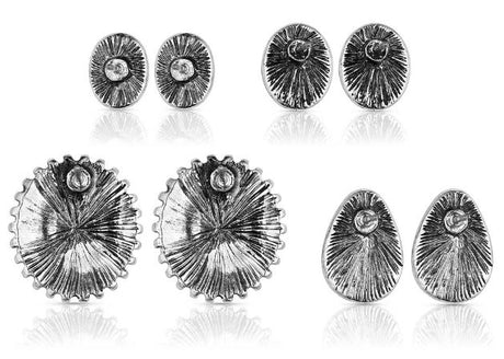 Montana Silversmith Attitude Turquoise Studs Set of 4