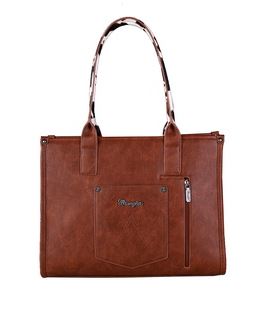 Wrangler SS25 Cow Print Tote Bag