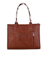 Wrangler SS25 Cow Print Tote Bag