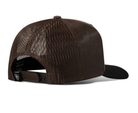 Ariat AW25 Mens Made To Last Mesh Brown Snap Back Cap