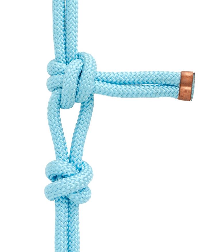 Fort Worth Beaded Nose Rope Halter with Lead