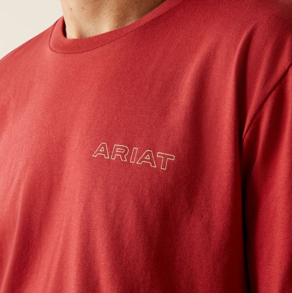 Ariat SS26 Mens Patriot Buffalo Coin TShirt