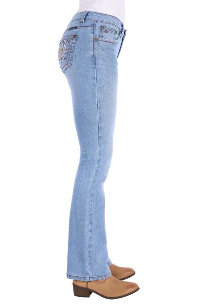 Pure Western SS27 Womens Juniper Boot Cut Jean 32Leg