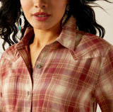 Ariat AW25 Womens Billie Jean Shirt Nora Plaid
