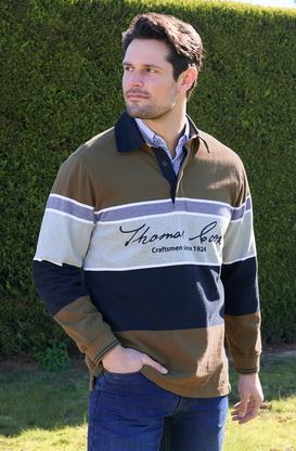 Thomas Cook AW25 Men Tom Stripe Rugby