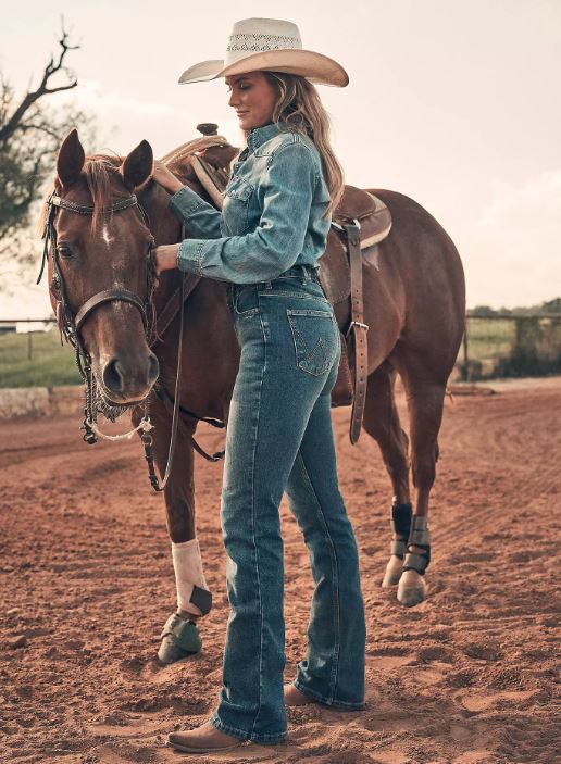 Wrangler AW26 Womens High Rise Rodeo Jean Lillian 34L