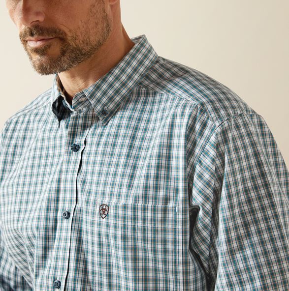 Ariat AW26 Mens Pro Series Townes Shirt Dark Teal