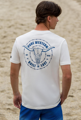 Pure Western SS27 Mens Walker TShirt  Off White