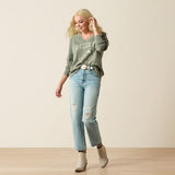 Ariat SS27 Womens Victoria Sweatshirt Sea Spray
