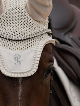 PS of Sweden SS26 Slim Crystal White Browband Full Black