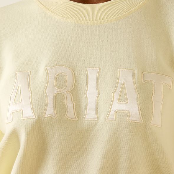 Ariat SS27 Womens Essential Crew Sweatshirt Pear Sorbet
