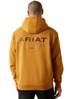 Ariat W26 Mens Southwest Simple Buckle Hoodie Bone Brown
