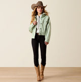 Ariat SS27 Womens Solar Cotton Twill Jacket Silt Green