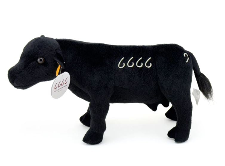 Big Country Toys Four Sixes 14'' Black Angus Plush