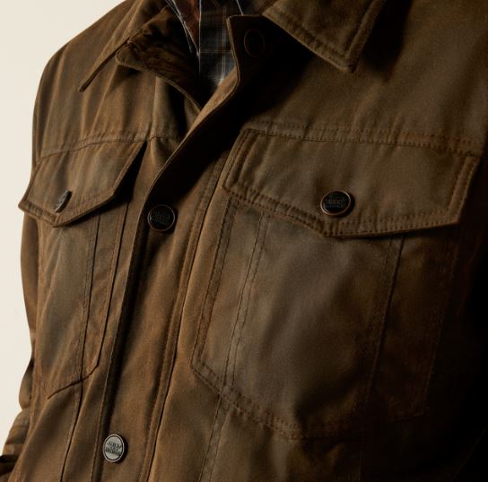 Ariat AW25 Mens Relentless Longview Waxed Cotton Jacket